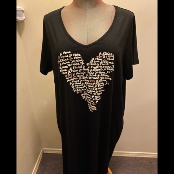 KNEE LENGTH NIGHTDRESS - Picture 1 of 3